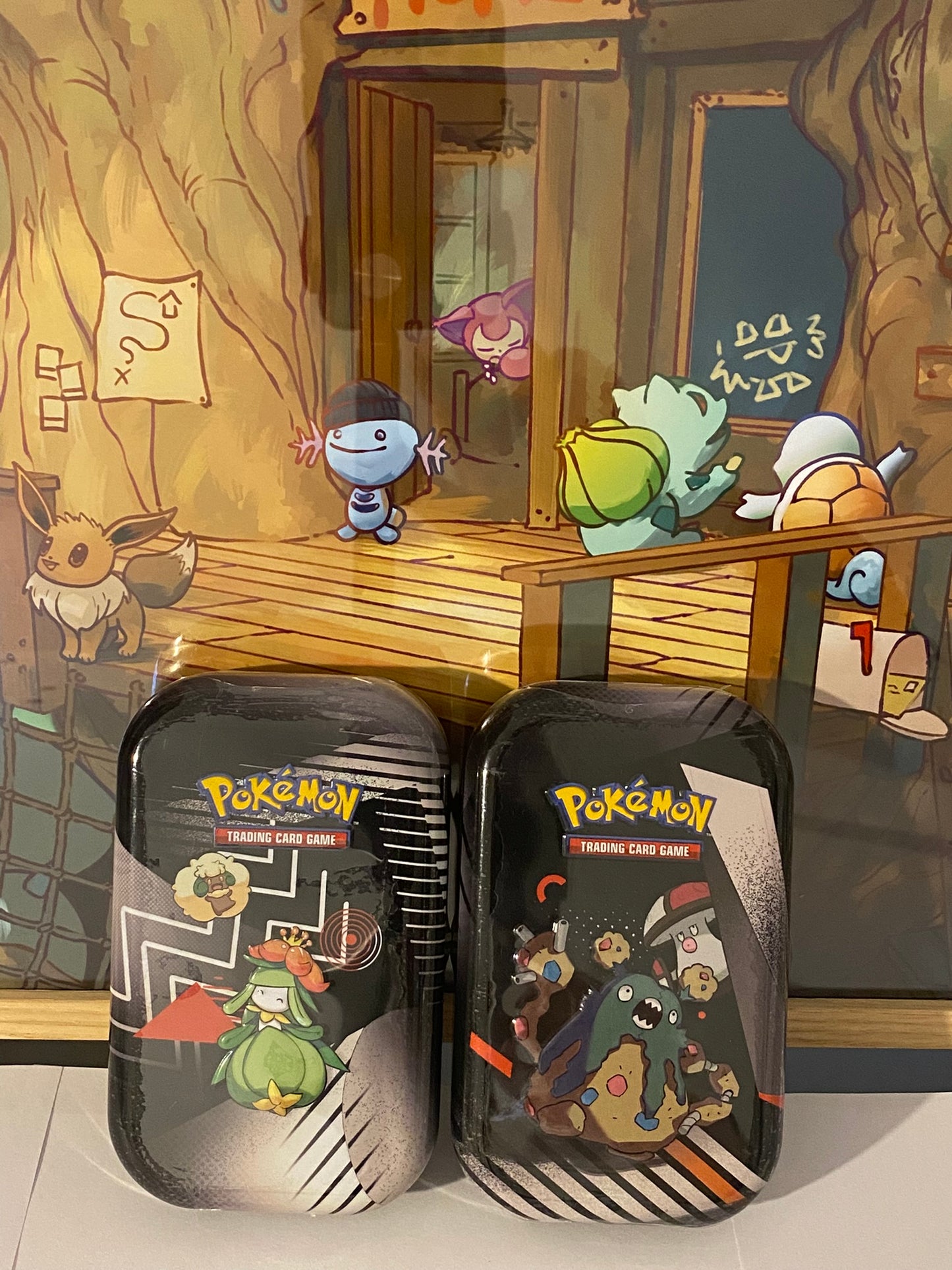 Schwarze Blitze & Weiße Flammen Mini Tins DE